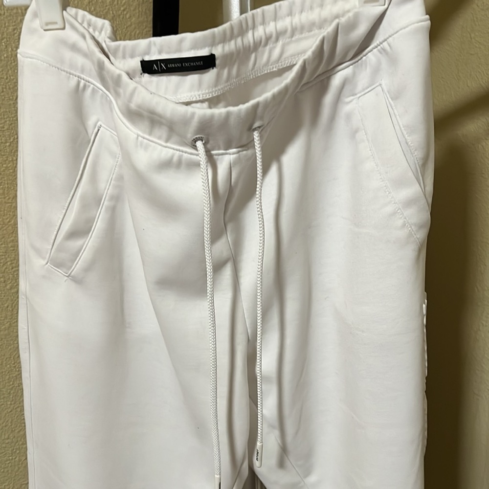Armani Exchange sweatpants white - Picture 5 of 8